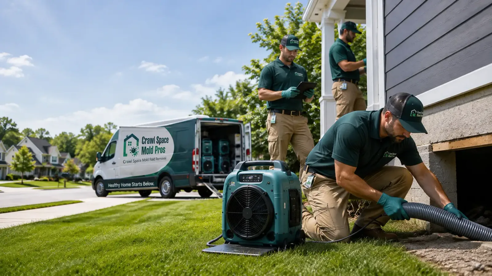 Crawl Space Mold Removal in Toluca, IL